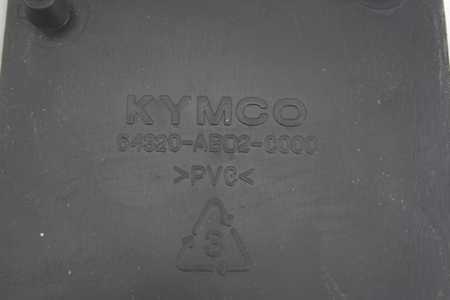 KYMCO X-TOWN 300 64340ABD2C00 64320ABD2C00 TAPPETINI PEDANA CENTRALI 16 - 20 FOOTBOARD REAR MATS