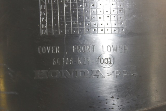HONDA SH MODE 125 64308K29900 PARAFANGO COVER ANTERIORE INFERIORE JF71 17 - 20 FRONT LOWER COVER 64308K299001