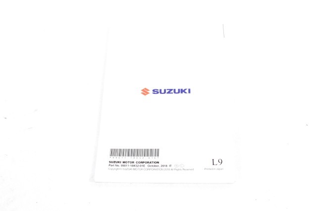 SUZUKI SV 650 9901118K5201E MANUALE USO E MANUTENZIONE  WCX0 16 - 22 
