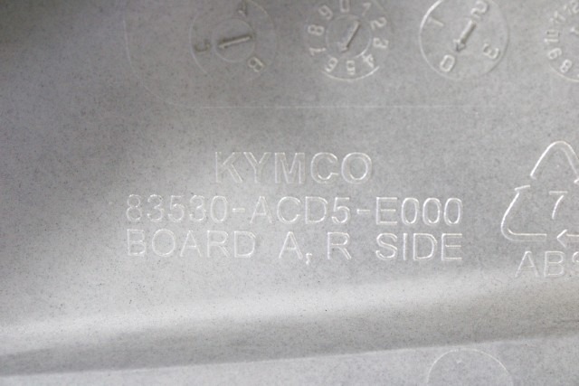 KYMCO DOWNTOWN 350 TCS 83530ACD5E000 CARENA TUNNEL PEDANA DESTRA 21 - 23 RIGHT TUNNEL FAIRING LEGGERI GRAFFI