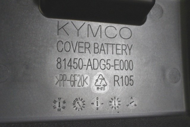 KYMCO XCITING 400 S TCS 81450ADG5E000 COVER BATTERIA 19 - 23 BATTERY COVER