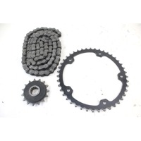 VOGE VALICO 525 DSX 2600102710001 2904202970001 KIT CATENA CORONA PIGNONE 21 -24 DRIVE CHAIN KIT