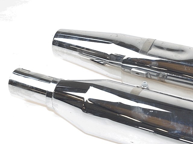 SET COPPIA SILENZIATORI DI SCARICO HARLEY DAVIDSON ORIGINALI EXHAUST SILENCERS SET