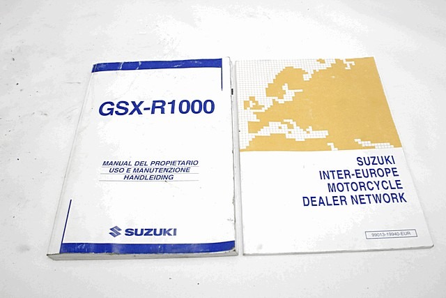 MANUALE USO E MANUTENZIOE SUZUKI GSX R 1000 2003 - 2004 OWNER'S MANUAL