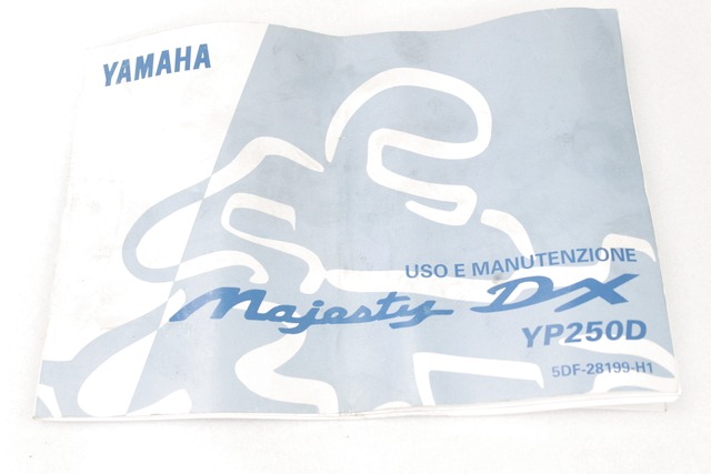 MANUALE USO E MANUTENZIONE YAMAHA MAJESTY 250 DX YP250D 1998 - 2002 OWNER'S MANUAL