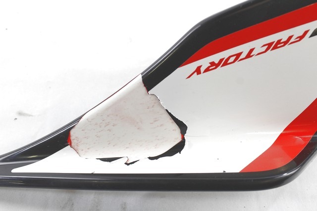 APRILIA TUONO 1100 V4 RR 858847 FIANCHETTO POSTERIORE SINISTRA 17 - 18 LEFT SIDE REAR FAIRING DA RIVERNICIARE