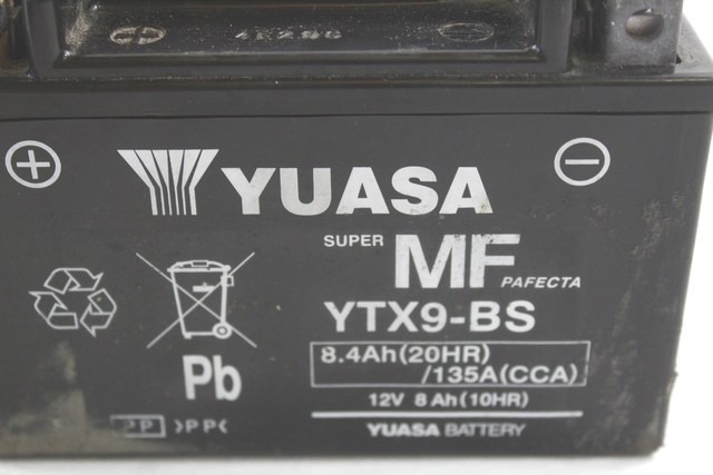 BATTERIA PER MOTO YUASA SUPER MF PAFECTA YTX9-BS 12V 8AH BATTERY