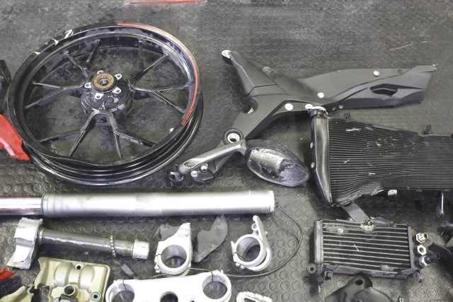 DUCATI MULTISTRADA 950 S SET PARTI DANNEGGIATE INCIDENTATATE 19 - 20 CRASHED PARTS