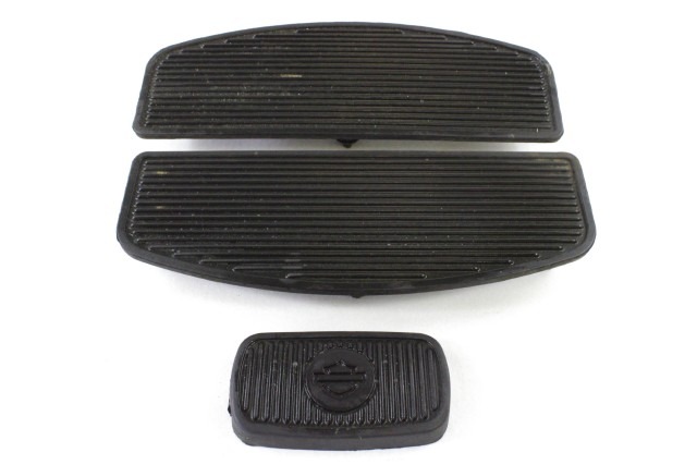 HARLEY DAVIDSON SET GOMME COVER PEDANE ANTERIORI FRONT FOOTRESTS COVERS SET
