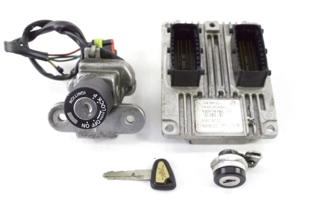 MV AGUSTA BRUTALE 1078 RR 8C00B1322 800093339 KIT CHIAVE ECU ACCENSIONE 07 - 11 ECU LOCKS KEY KIT SENZA TAPPO SERBATOIO 