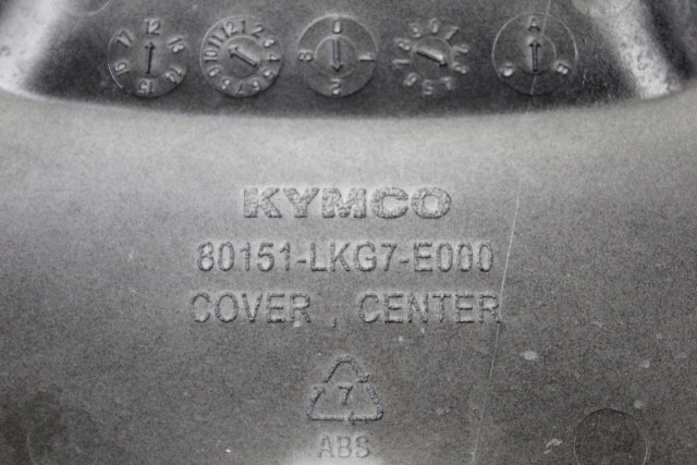 KYMCO K-XCT 300 80151LKG7E000 COVER TUNNEL CENTRALE 12 - 17 CENTER COVER ATTACCHI DANNEGGIATI