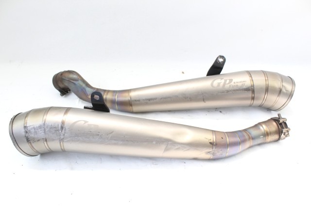 SUZUKI GSX R 1000 9900079N12026 COPPIA MARMITTE YOSHIMURA GP EVO II 06 - 08 MUFFLER SEGNI DI USURA