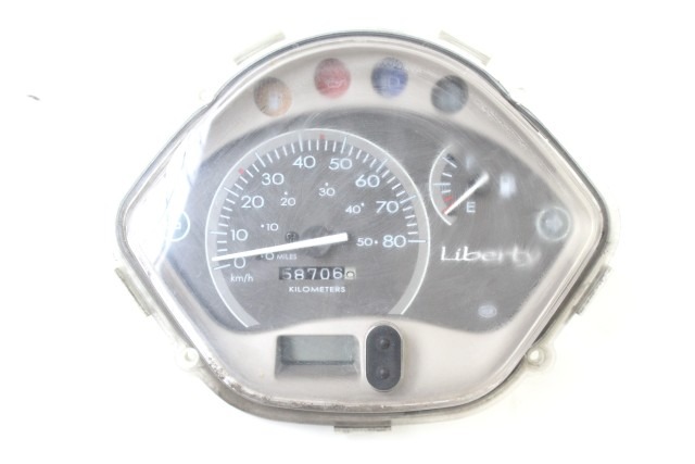 PIAGGIO LIBERTY 50 2T 58254R STRUMENTAZIONE CONTACHILOMETRI 04 - 15 SPEEDOMETER