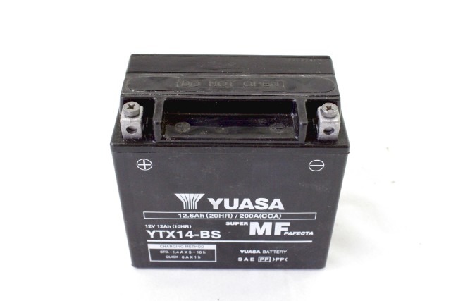 BATTERIA MOTO YUASA YTX14-BS 12V 12AH 200CCA BATTERY