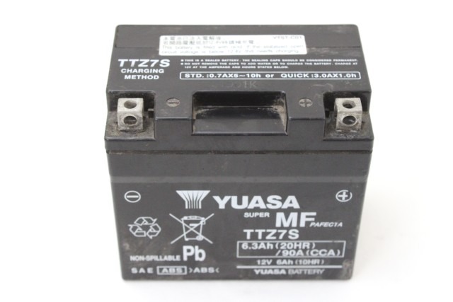 BATTERIA MOTO YUASA TTZ7S 12V 6.3AH 90A BATTERY