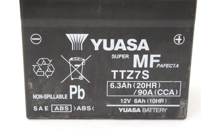 BATTERIA MOTO YUASA TTZ7S 12V 6.3AH 90A BATTERY