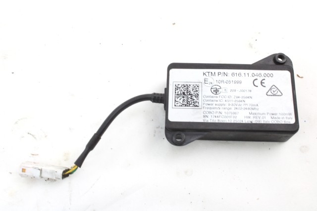 KTM 1290 SUPER DUKE R 61611046000 CENTRALINA CONNECTIVITY 17 - 18 CONTROL UNIT