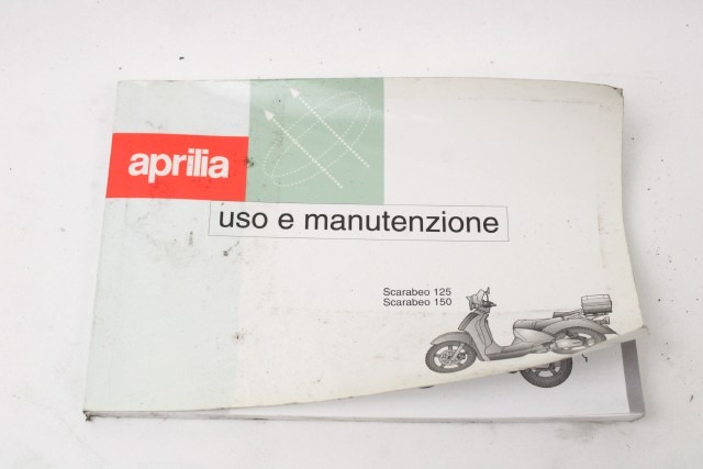 APRILIA SCARABEO 150 8102988 LIBRETTO USO E MANUTENZIONE 99 - 02 OWNER'S MANUAL