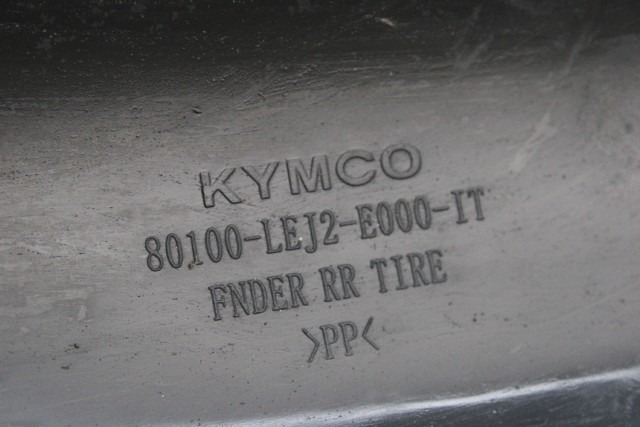 KYMCO SUPER 8 50 R 80100LEJ2E000IT PARAFANGO POSTERIORE INTERNO 22 - 25 INNER REAR MUDGUARD