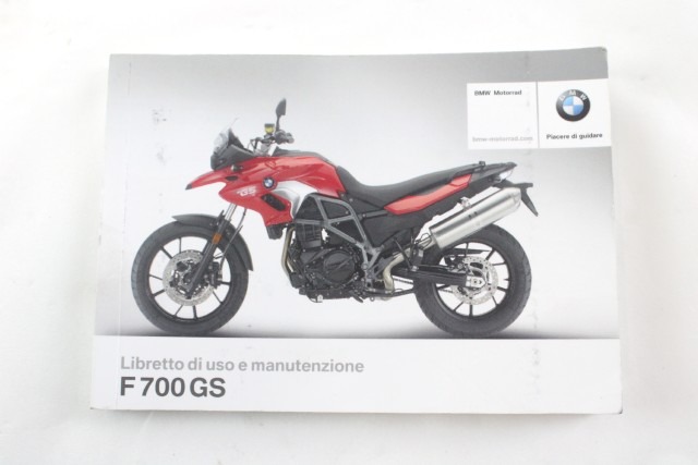 BMW F 700 GS 01408358534 MANUALE USO E MANUTENZIONE K70 14 - 17 OWNER'S HANDBOOK 01408393984