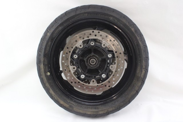 YAMAHA T-MAX XP 500 5VU251680033 CERCHIO RUOTA ANTERIORE 14X3.50 04 - 07 FRONT WHEEL SEGNI DI USURA